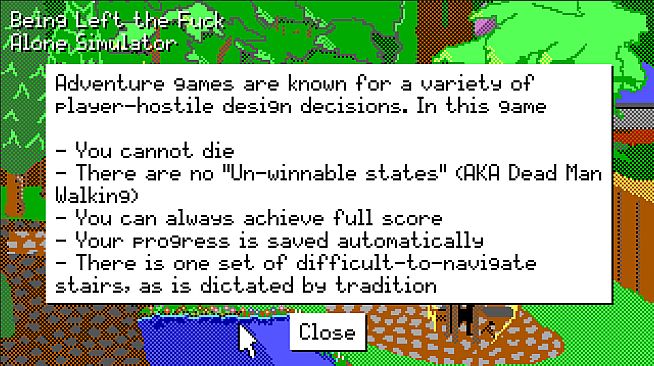 Being Left The F*** Alone Simulator