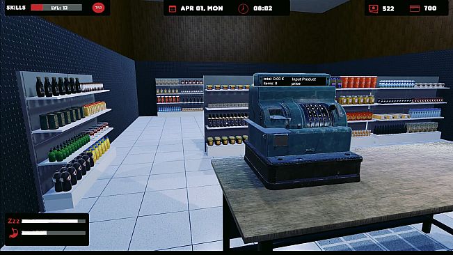 Supermarket Surviving Simulator
