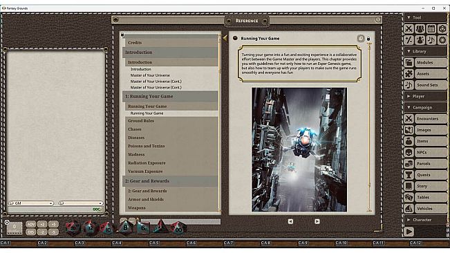 Fantasy Grounds - Esper Genesis 5E Master Technician's Guide