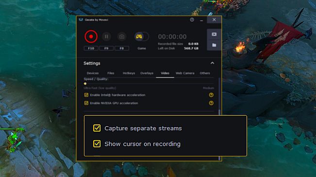 Gecata by Movavi 5 - Game Recording Software
