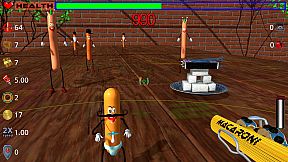 Die, zombie sausage, die!