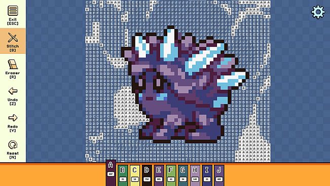 Pixel Cross Stitch - Menacing Monsters Pack 2