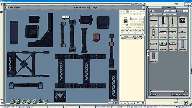 Fantasy Grounds - FG Cyberpunk Alleyways 2 Map Pack