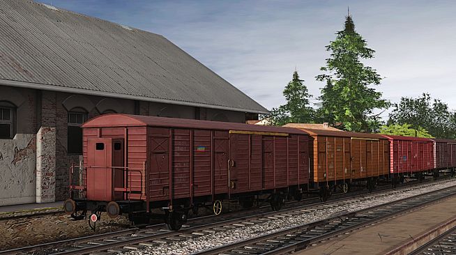 Trainz 2019 DLC - CFR Marfa Gbs/Gbgs freight car pack