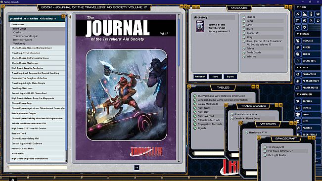 Fantasy Grounds - Journal of the Travellers' Aid Society Volume 17