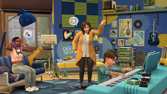 The Sims 4 Music Den Kit + 200 Moola