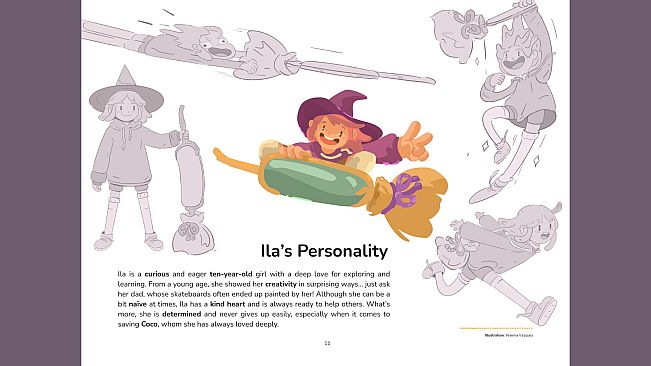 ILA: A Frosty Glide – Digital Artbook & Storytelling