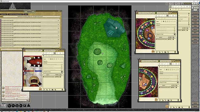 Fantasy Grounds - Pathfinder RPG - GameMastery Map Pack: Extradimensional Spaces