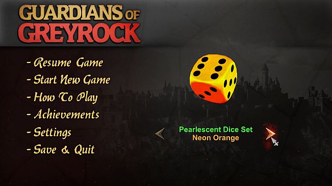 Guardians of Greyrock - Dice Pack: Pearlescent Set