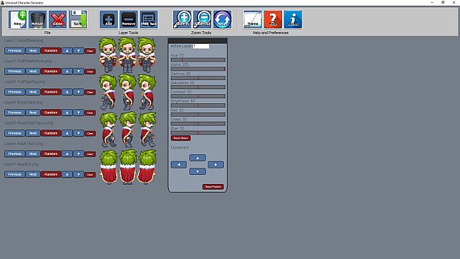 Universal Character Generator