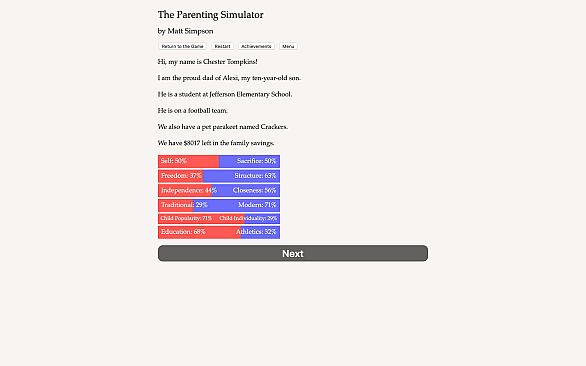 The Parenting Simulator