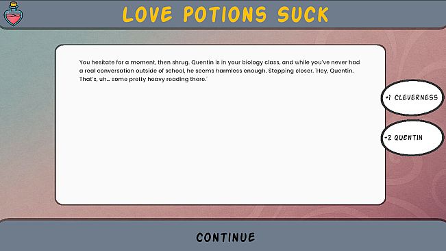 Love Potions Suck: A Text Romance