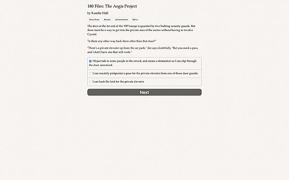 180 Files: The Aegis Project
