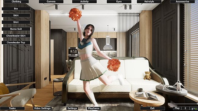 Virtual Girlfriend Lia - Cheerleader Girl