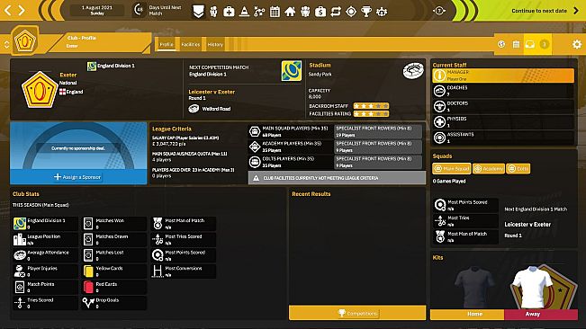 Rugby Union Team Manager 4