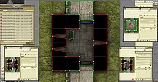 Fantasy Grounds - Pathfinder RPG - Flip-Tiles - Fortress Walls and Towers Expansion
