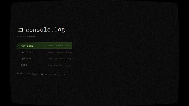 console.log