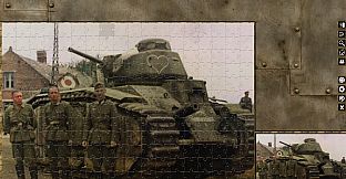Pixel Puzzles WW2 Jigsaw - Pack: French Tanks