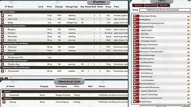 Fantasy Grounds - Pathfinder 2 RPG - Lost Omens: Ancestry Guide