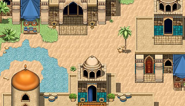 RPG Maker MV - KR Desert Kingdom Tileset