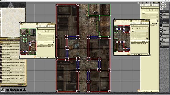 Fantasy Grounds - Pathfinder RPG - Map Pack - Slum Quarter Alleys