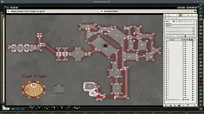 Fantasy Grounds - VTT Map Pack: The Lost Crypt