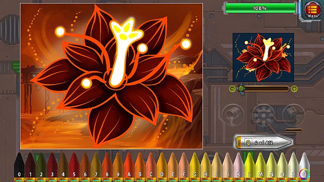 Paint By Numbers - Wolkano Planet