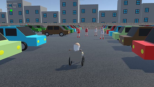 Larry's new wheelchair