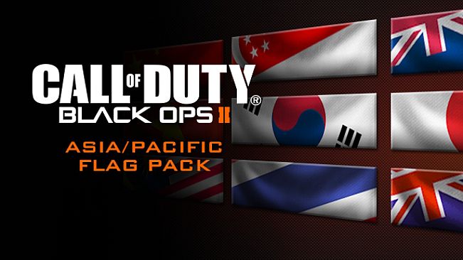 Call of Duty: Black Ops II - Asian Flags of the World Calling Card Pack