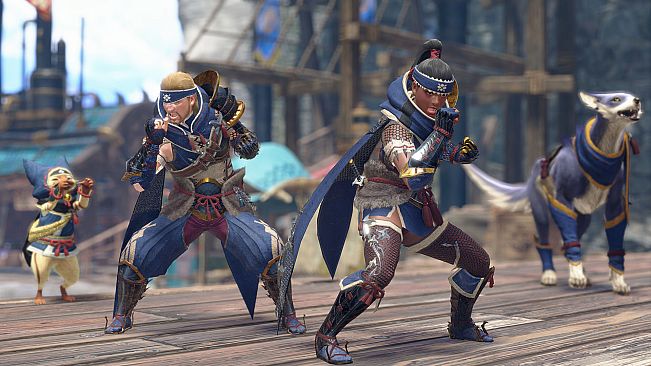 Monster Hunter Rise - "For the Fans" gesture set