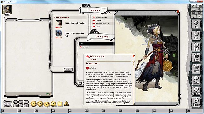 Fantasy Grounds - D&D Warlock Class Pack