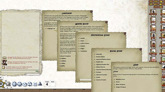 Fantasy Grounds - Fantasy Companion (Savage Worlds)