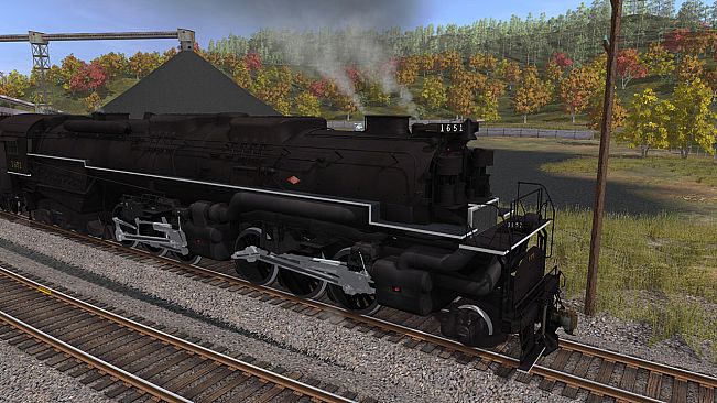 Trainz 2022 DLC - C&O 2-6-6-6 H8 - New River Mining Coal Run