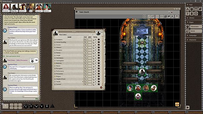 Fantasy Grounds - Black Scrolls Cathedral (Map Tiles Pack)