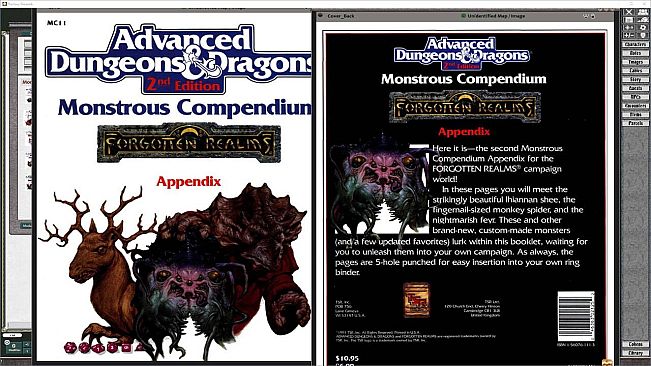 Fantasy Grounds - MC11 Monstrous Compendium Forgotten Realms Appendix (2E)