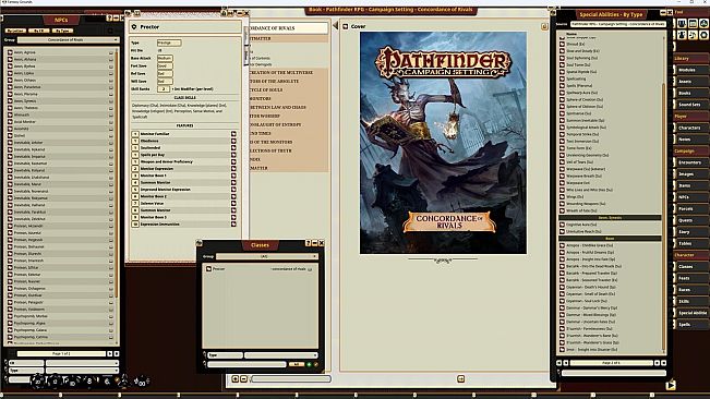 Fantasy Grounds - Pathfinder RPG - Campaign Setting: Concordance of Rivals