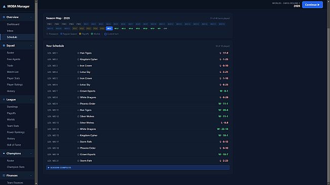 MOBA Manager