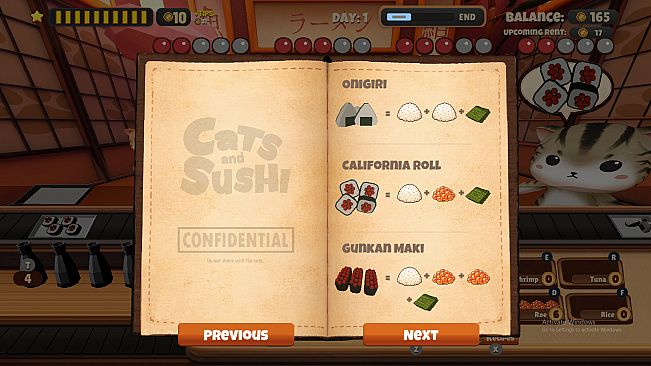 Cats and Sushi