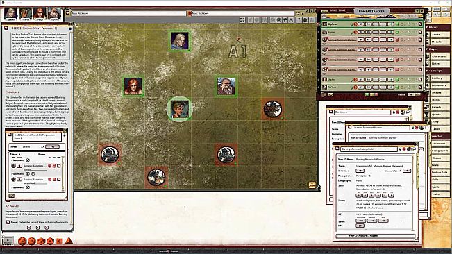 Fantasy Grounds - Pathfinder 2 RPG - Quest for the Frozen Flame AP 1: Broken Tusk Moon