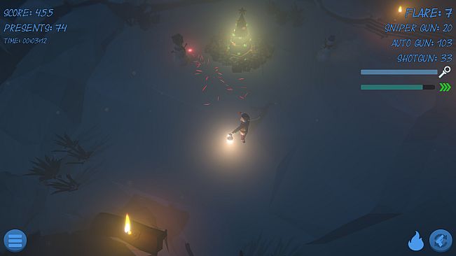 Santa Protects the Christmas Tree