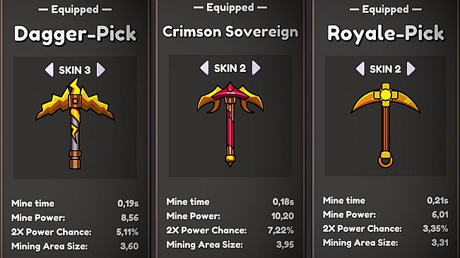 Keep on Mining! - Pickaxe skins SUPPORT PACK