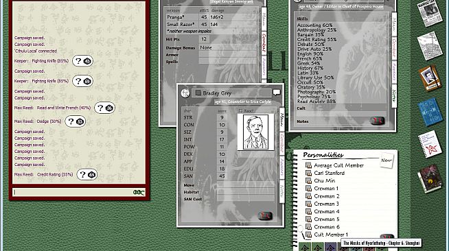 Fantasy Grounds - Call of Cthulhu: Masks of Nyarlathotep
