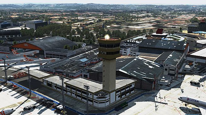 X-Plane 11 - Add-on: Globall Art - SBSP - Congonhas Airport