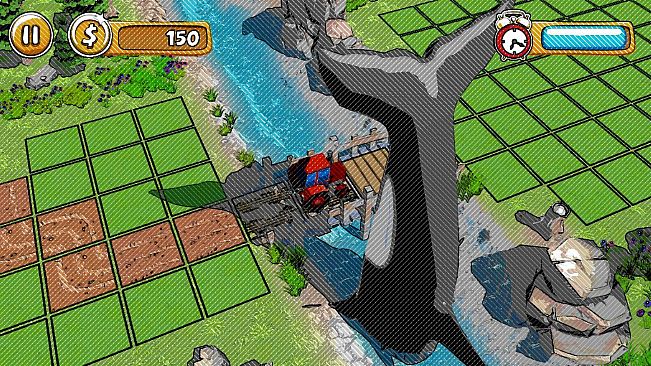 Puzzle Plowing A Field