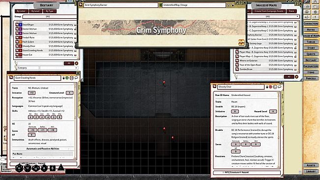 Fantasy Grounds - Pathfinder 2 RPG - Pathfinder Society Scenario #1-25: Grim Symphony