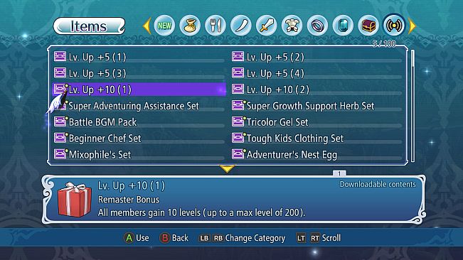 Tales of Graces f Remastered - Lv. Up+10 (1)