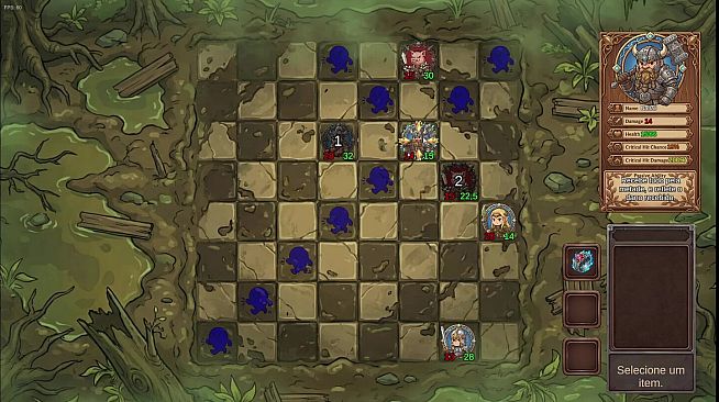 Dama e Dungeons: 2D