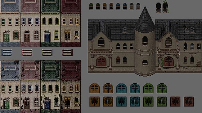 Pixel Game Maker MV - Haunted Residences Assets