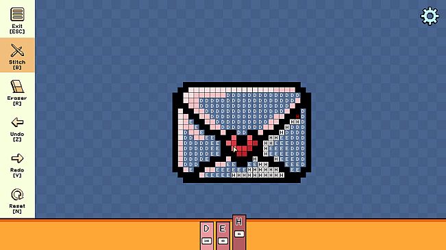 Pixel Cross Stitch - Valentine Miniatures Pack