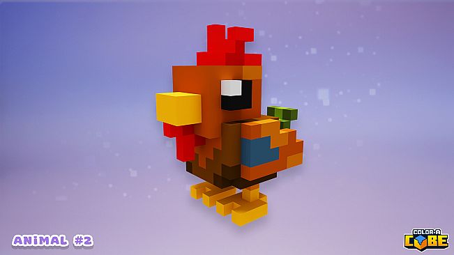 Color-A-Cube - Farm Animal Pack #2